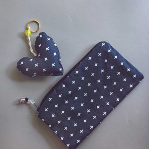 קיט אהבה - נרתיק ומחזיק מפתחות בעבודת יד