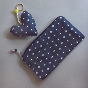 קיט אהבה - נרתיק ומחזיק מפתחות בעבודת יד