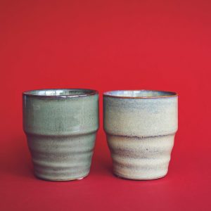 זוג כוסות קרמיקה